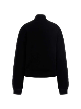 FELPA DONNA - GUESS ATHLEISURE NERO - V2YQ17 K7UW2 2