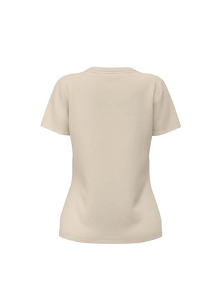 T-SHIRT DONNA - GUESS ATHLEISURE CREMA - V3BI11 J1314 2