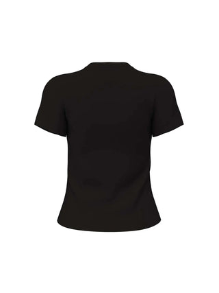 T-SHIRT DONNA - GUESS ATHLEISURE NERO-BIANCO - V4YI21 KCDH1 2
