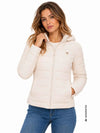 GIUBBOTTO DONNA - GUESS ATHLEISURE BIANCO - V4YL04 WF3X0 3