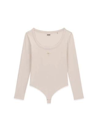 MAGLIA DONNA - GUESS ATHLEISURE BIANCO - V4YP07 J1314 1