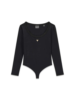 MAGLIA DONNA - GUESS ATHLEISURE NERO - V4YP07 J1314 1