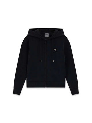 FELPA DONNA - GUESS ATHLEISURE NERO - V4YQ06 KCAY2 1
