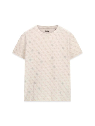 T-SHIRT DONNA - GUESS ATHLEISURE CREMA - V5BI14 I3Z14