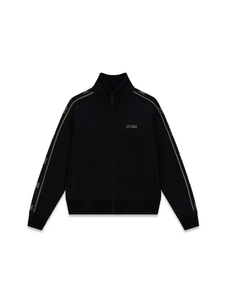 FELPA DONNA - GUESS ATHLEISURE NERO - V5BQ15 KCX22 1