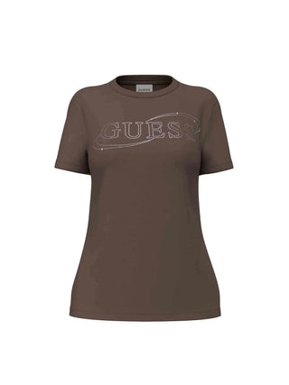 T-SHIRT DONNA - GUESS ATHLEISURE CAFFE - V6BI01 K6248