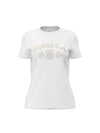 T-SHIRT DONNA - GUESS ATHLEISURE BIANCO - V6BI12 K6647 1
