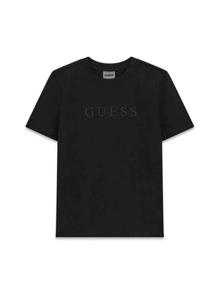 T-SHIRT DONNA - GUESS ATHLEISURE NERO - V6BI17 K6746