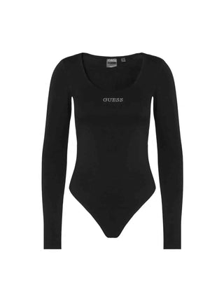 T-SHIRT DONNA - GUESS ATHLEISURE NERO - V6BP12 K6916