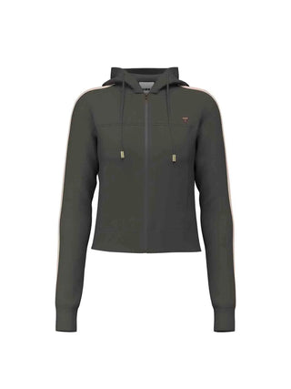 FELPA DONNA - GUESS ATHLEISURE MARRONE - V6BQ02 K6254