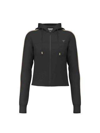 FELPA DONNA - GUESS ATHLEISURE NERO - V6BQ02 K6254