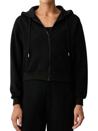 FELPA DONNA - GUESS ATHLEISURE NERO - V6BQ12 K6338