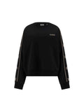 FELPA DONNA - GUESS ATHLEISURE NERO - V6RQ96 KCX22