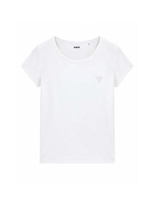 T-SHIRT DONNA - GUESS ATHLEISURE BIANCO - V6YI11 K4298