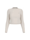 MAGLIA DONNA - GUESS ATHLEISURE BIANCO - V6YP05 K4260 1