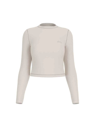 MAGLIA DONNA - GUESS ATHLEISURE BIANCO - V6YP05 K4260 1