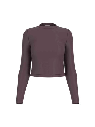 MAGLIA DONNA - GUESS ATHLEISURE MARRONE - V6YP05 K4260 1