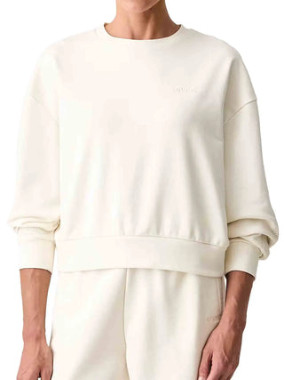 FELPA DONNA - GUESS ATHLEISURE BIANCO - V6YQ10 K4291 1