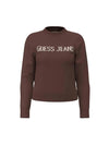 MAGLIA DONNA - GUESS JEANS MARRONE - W4BR10 Z3HM1 1