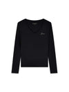 T-SHIRT DONNA - GUESS APPAREL NERO - W6BI56 K6890 1