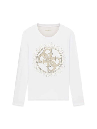 T-SHIRT DONNA - GUESS APPAREL BIANCO - W6BI58 K7388