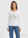 T-SHIRT DONNA - GUESS APPAREL BIANCO - W6BI58 K7388 3