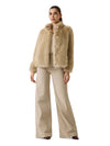 GIUBBOTTO DONNA - GUESS APPAREL BEIGE - W6BL12 W3745 4