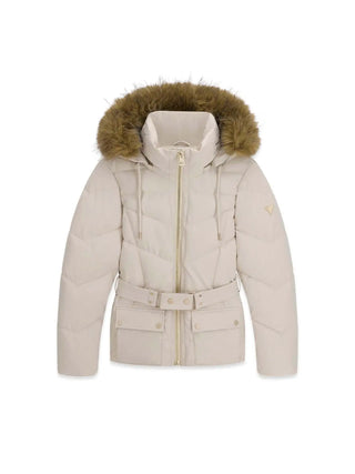 GIUBBOTTO DONNA - GUESS APPAREL CREMA - W6BL58 W4197