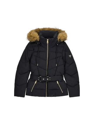GIUBBOTTO DONNA - GUESS APPAREL NERO - W6BL58 W4197