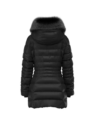 GIUBBOTTO DONNA - GUESS APPAREL NERO - W6BL77 W4713 2