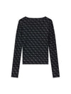 T-SHIRT DONNA - GUESS APPAREL NERO - W6BP26 K6284 1
