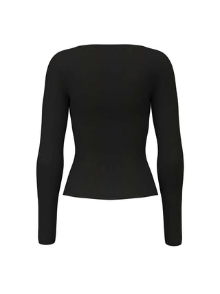 T-SHIRT DONNA - GUESS APPAREL NERO - W6BP27 K6288 2