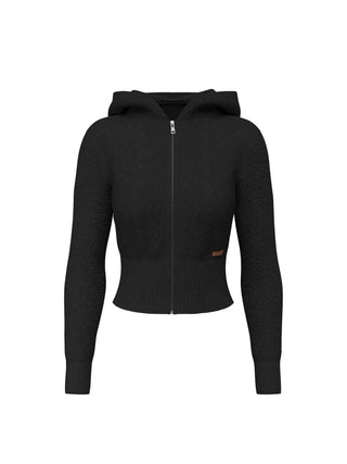 CARDIGAN DONNA - GUESS JEANS NERO - W6BR13 Z1256