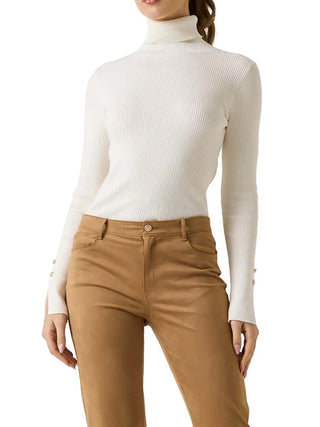 MAGLIA DONNA - GUESS APPAREL BIANCO - W6BR29 Z1417