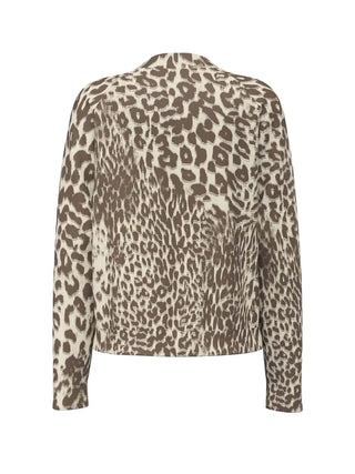 MAGLIA DONNA - GUESS APPAREL LEOPARDO - W6BR46 Z1445 2