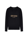 MAGLIA DONNA - GUESS APPAREL NERO - W6BR55 Z1456 1