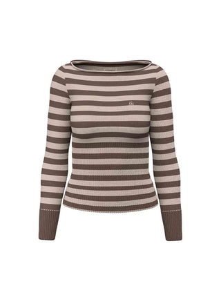 MAGLIA DONNA - GUESS JEANS MARRONE - W6BR66 Z1616