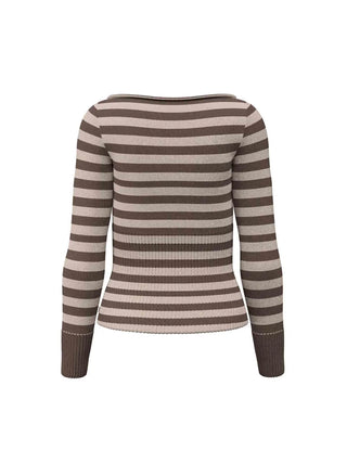 MAGLIA DONNA - GUESS JEANS MARRONE - W6BR66 Z1616 2