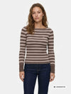 MAGLIA DONNA - GUESS JEANS MARRONE - W6BR66 Z1616 3
