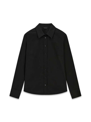 CAMICIA DONNA - GUESS APPAREL NERO - W6YH10 W2752 1