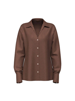 CAMICIA DONNA - GUESS APPAREL MARRONE - W6YH23 W2946 1