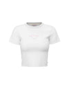 T-SHIRT DONNA - GUESS JEANS BIANCO - W6YI05 K3640 1