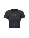 T-SHIRT DONNA - GUESS JEANS NERO - W6YI05 K3640 1