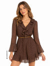 ABITO DONNA - GUESS APPAREL MARRONE - W6YK35 W2959 3