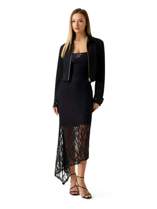 GIUBBOTTO DONNA - GUESS APPAREL NERO - W6YL21 K4327 4