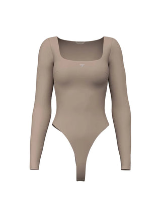 MAGLIA DONNA - GUESS APPAREL TAUPE - W6YP21 K4356 1