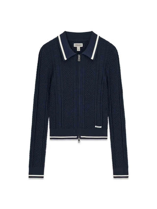 CARDIGAN DONNA - GUESS JEANS BLU - W6YR03 Z0849