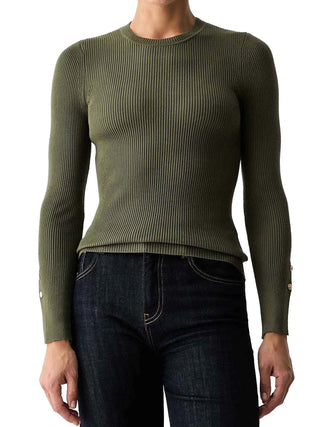 MAGLIA DONNA - GUESS APPAREL VERDE - W6YR09 Z0948