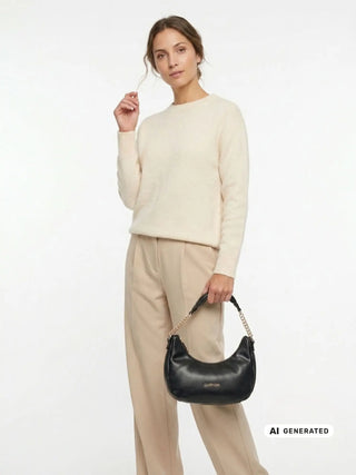 BORSA A SPALLA DONNA - CAFE NOIR NERO - C3NG1123 4