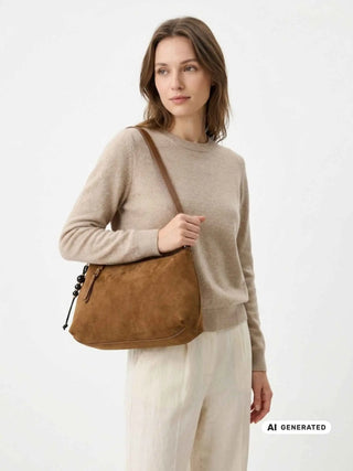 BORSA A SPALLA DONNA - CAFE NOIR MARRONE - C3NP1139 4